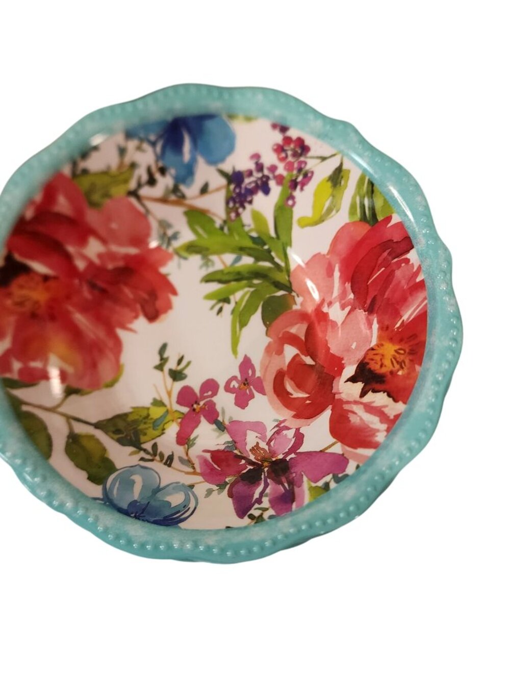 The Pioneer Woman Breezy Blossoms Melamine Plate & Bowls set of 4 each - Picture 3 of 9